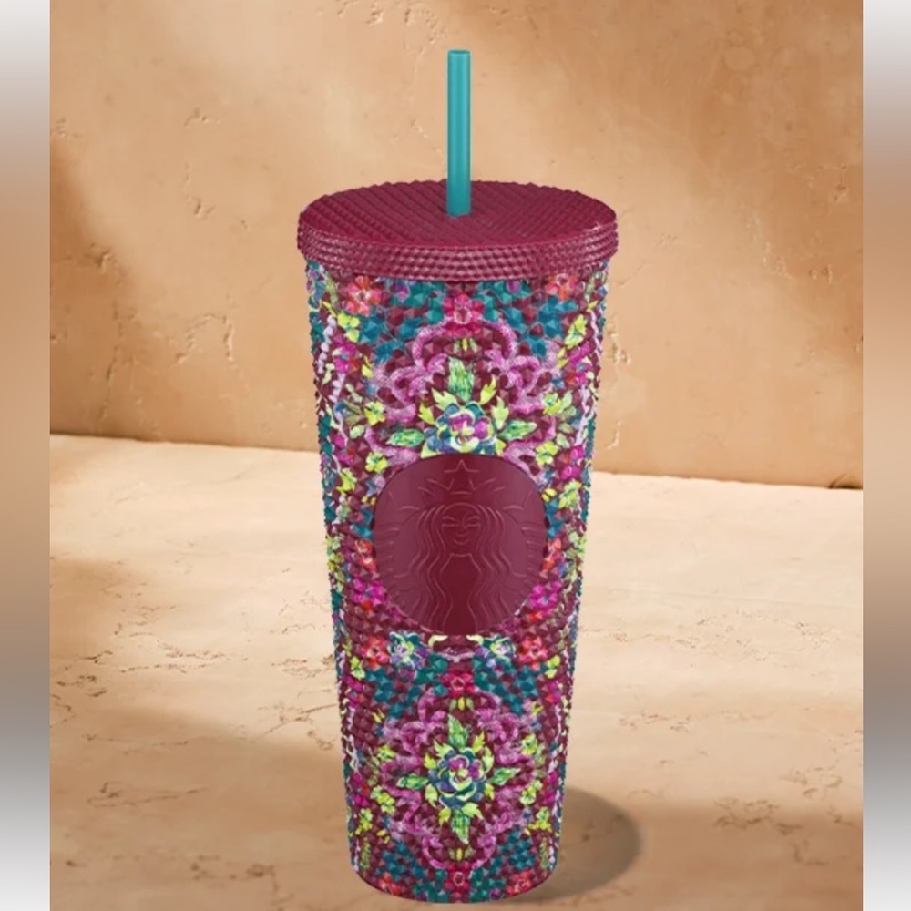 Starbucks Floral Bling tumbler